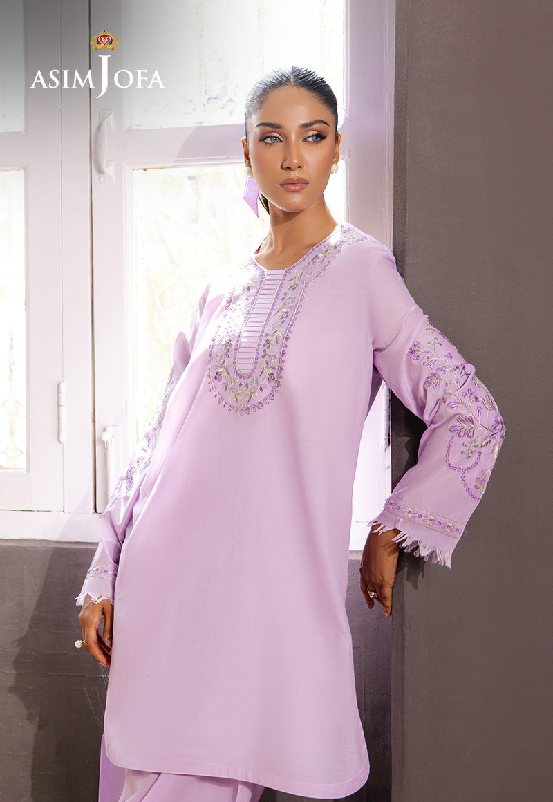 The Minimal Pret 2 By Asim Jofa Stitched 2 Piece Cambric Collection'2025-AJPB-187