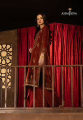 Asim Jofa Luxury Festive Drop 3 Ajllf-18 Embroidered Silk 3 Pcs