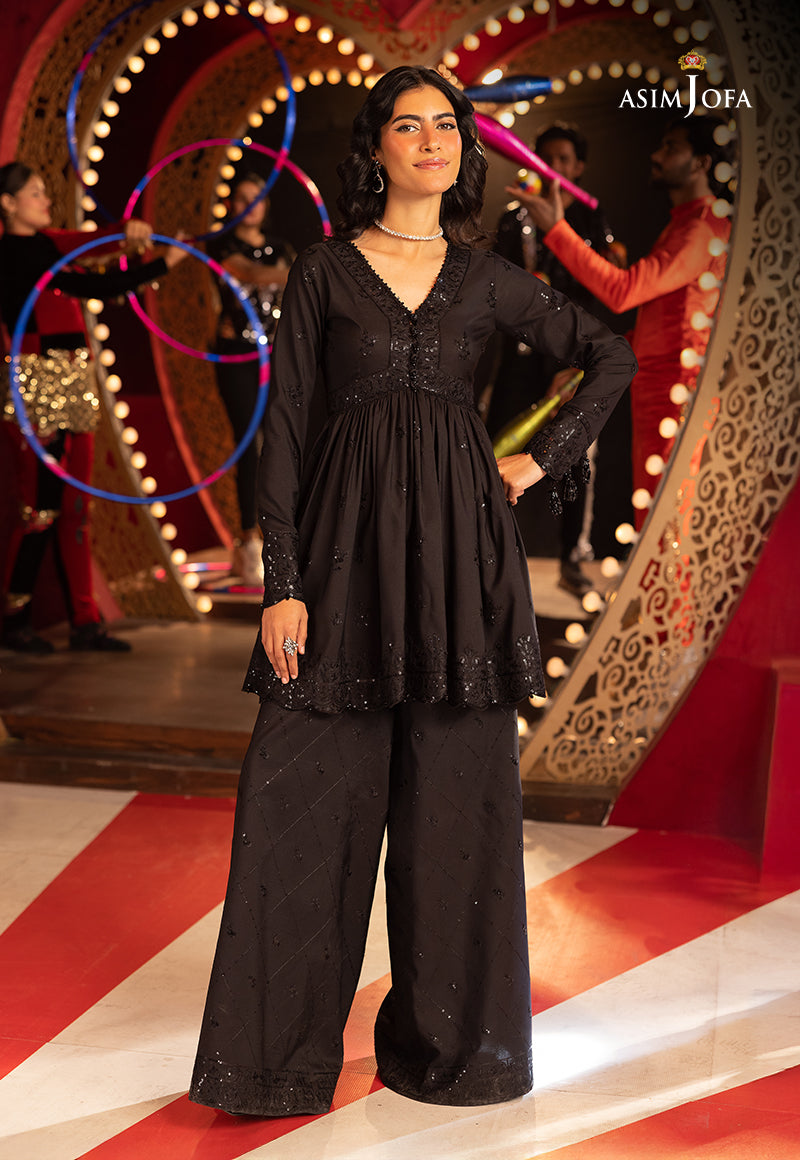 Asim Jofa Luxury Festive Drop 3 Ajllf-16 Embroidered Silk 2 Pcs