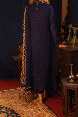 Azure Unstitched 3 Piece Luxe Festive Formals Eid Collection'2024-02-Aqua Serene