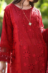 Noor By Saadia Asad Unstitched 3 Piece Luxury Chikankari Lawn'2024-D-02-B
