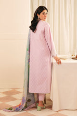 Festive Edit By Sahar Unstitched 3 Piece Jacquard Collection-02-Lilac Bloom
