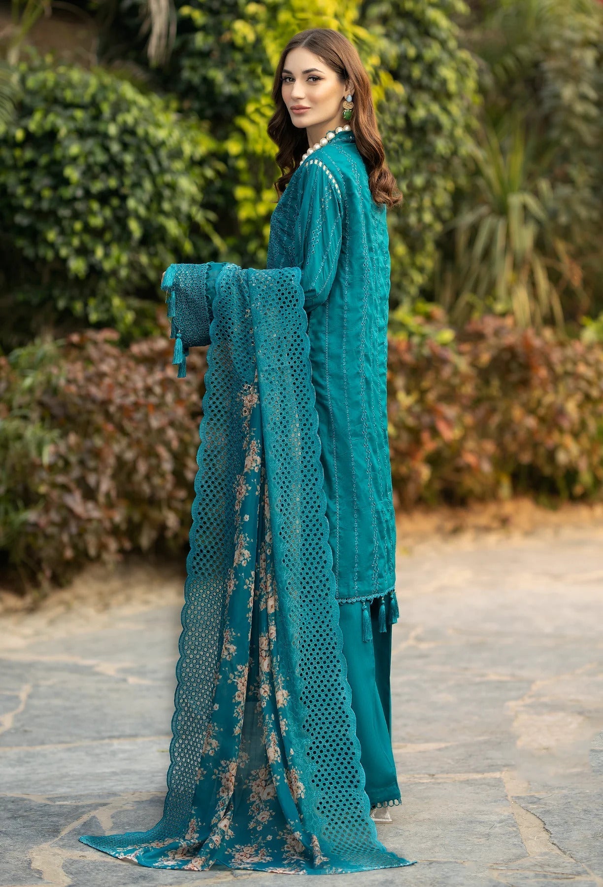 Fuchsia by Adan's Libas Unstitched 3 Piece Chikankari Lawn Collection'2023-02-Pelorous