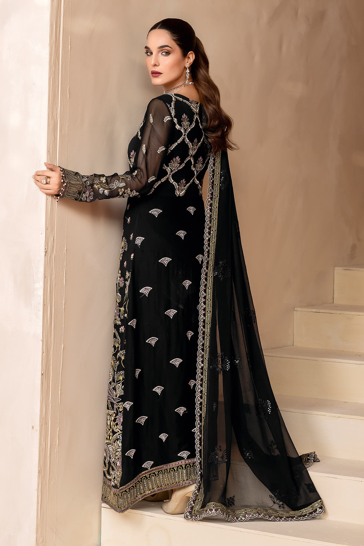 Elnaz - Kuch Khas By Flossie Unstitched 3 Piece Formals Vol-01 Collection'2025-Sea Borne (A)