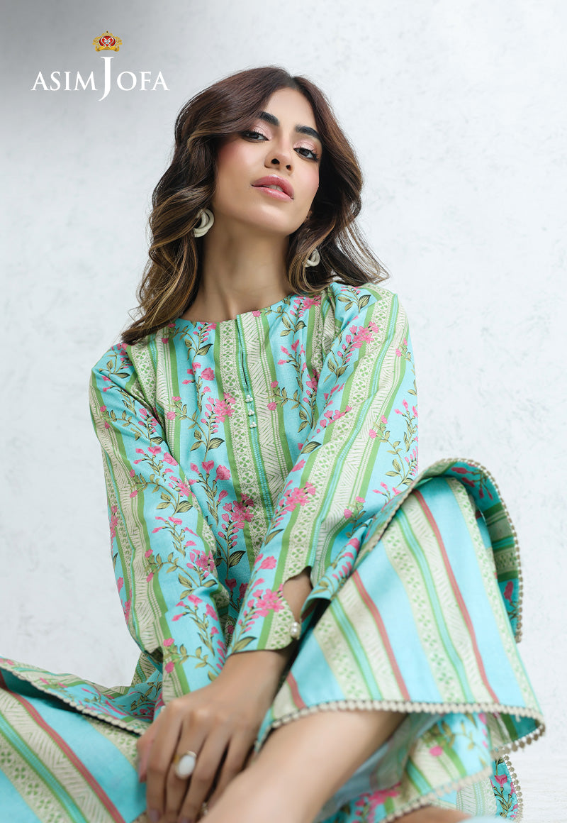 Daily Pret By Asim Jofa Stitched 2 Piece Cambric Collection'2025-AJPB-204