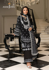 Monochrome by Asim Jofa Unstitched 3 Piece Lawn AJMCH-06