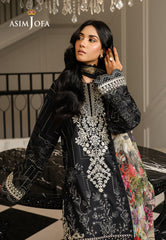 Monochrome by Asim Jofa Unstitched 3 Piece Lawn AJMCH-12