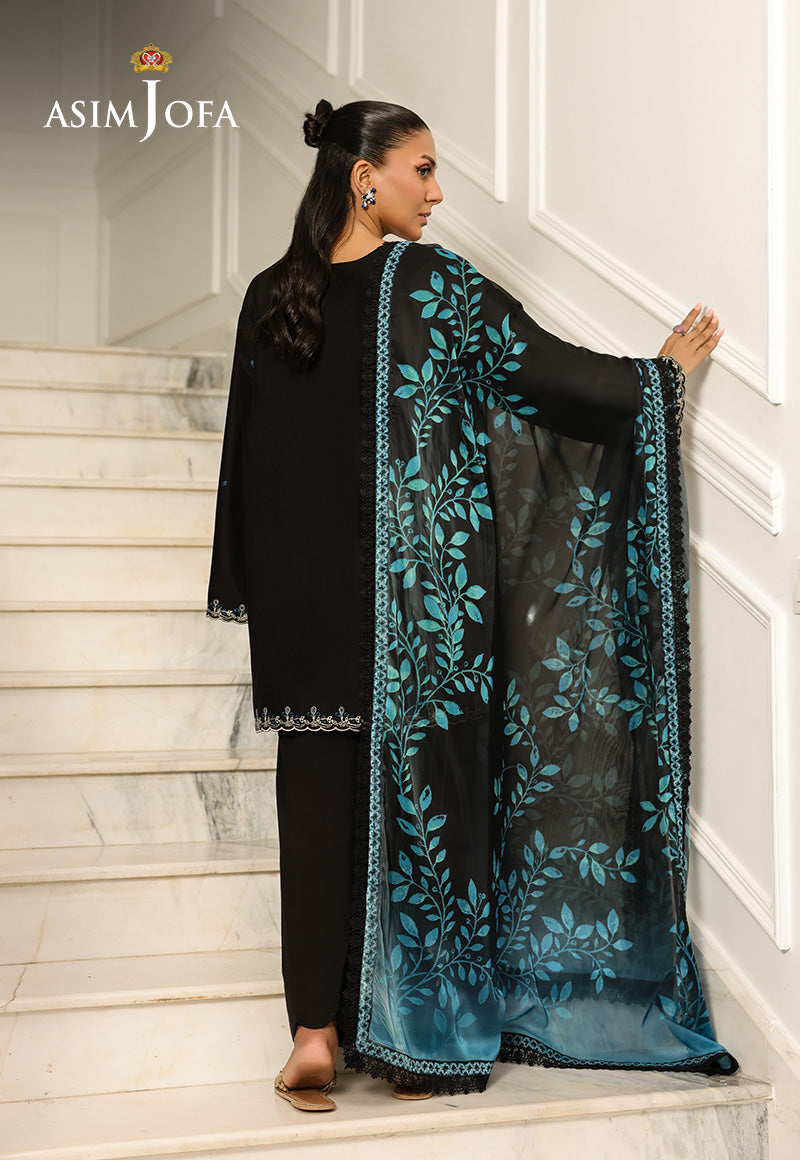 Monochrome by Asim Jofa Unstitched 3 Piece Lawn AJMCH-01