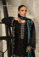 Monochrome by Asim Jofa Unstitched 3 Piece Lawn AJMCH-01
