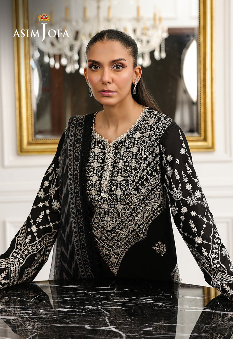Monochrome by Asim Jofa Unstitched 3 Piece Lawn AJMCH-04