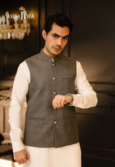 Asim Jofa  Ready To Wear Men Vol3 Ajmwc-04 Stitched Waistcoat 1 Pc