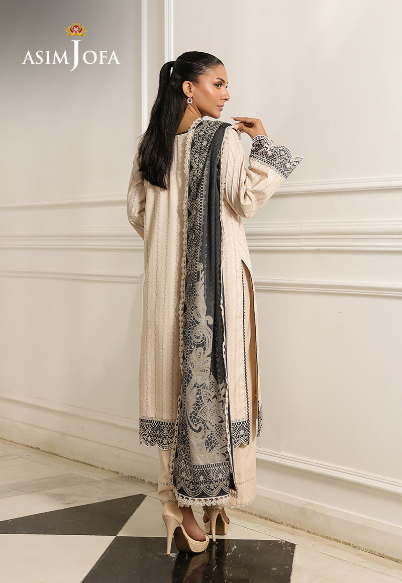 Monochrome by Asim Jofa Unstitched 3 Piece Lawn AJMCH-16