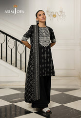 Monochrome by Asim Jofa Unstitched 3 Piece Lawn AJMCH-10