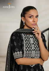 Monochrome by Asim Jofa Unstitched 3 Piece Lawn AJMCH-10