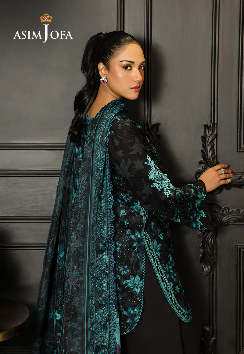 Monochrome by Asim Jofa Unstitched 3 Piece Lawn AJMCH-05