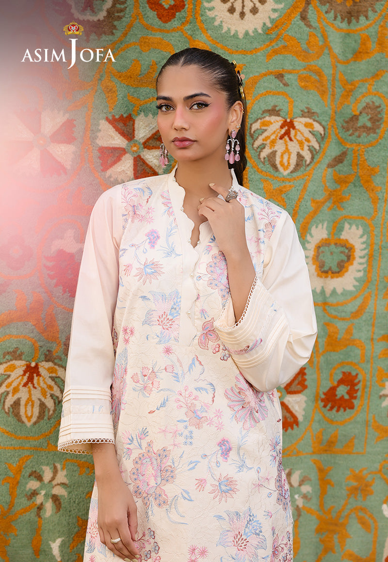 The Minimal Pret 2 By Asim Jofa Stitched 2 Piece Cambric Collection'2025-AJPB-183