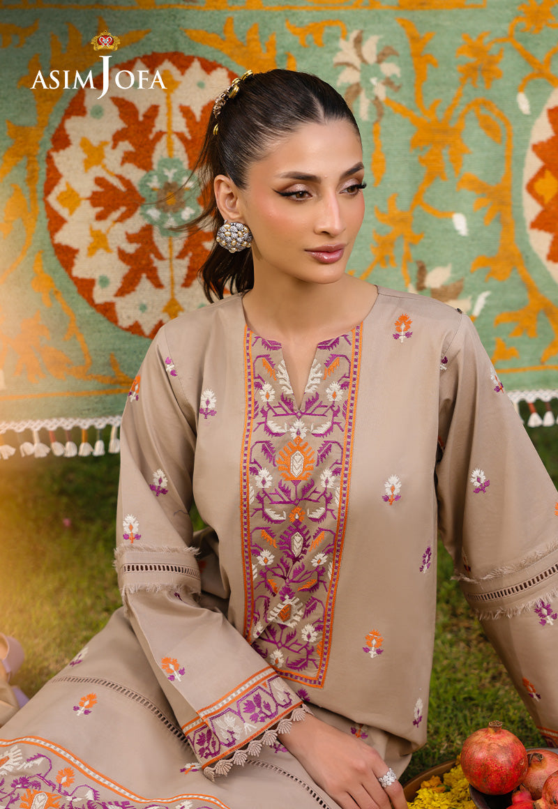 The Minimal Pret 2 By Asim Jofa Stitched 2 Piece Cambric Collection'2025-AJPB-181