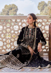 Baagh by Aik Atelier Unstitched 3 Piece Luxury Velvet Collection'2022-BV-02