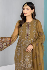 Kuch Khas By Flossie Unstitched 3 Piece Formals Vol-13 Collection'2025-Rose Gold