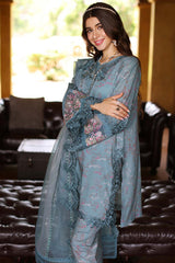 Eid Luxe Printkari By Noor Saadia Asad Unstitched 3 Piece Emb Lawn Collection'2024-D-02