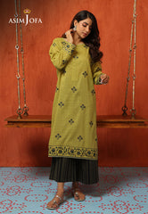 Asim Jofa Tara Sitara Ajtm-07 - 2 Pcs Embroidered Self Jacquard 2 Pcs