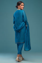 Aaina By Zaaviay Stitched Minza (Three Piece)