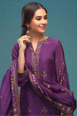 Aaina By Zaaviay Stitched Naveen (Three Piece)