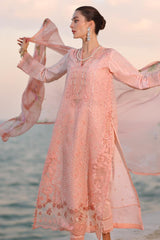 Noor By Saadia Asad Unstitched 3 Piece Eid Luxury Laserkari Collection'2025-03-B