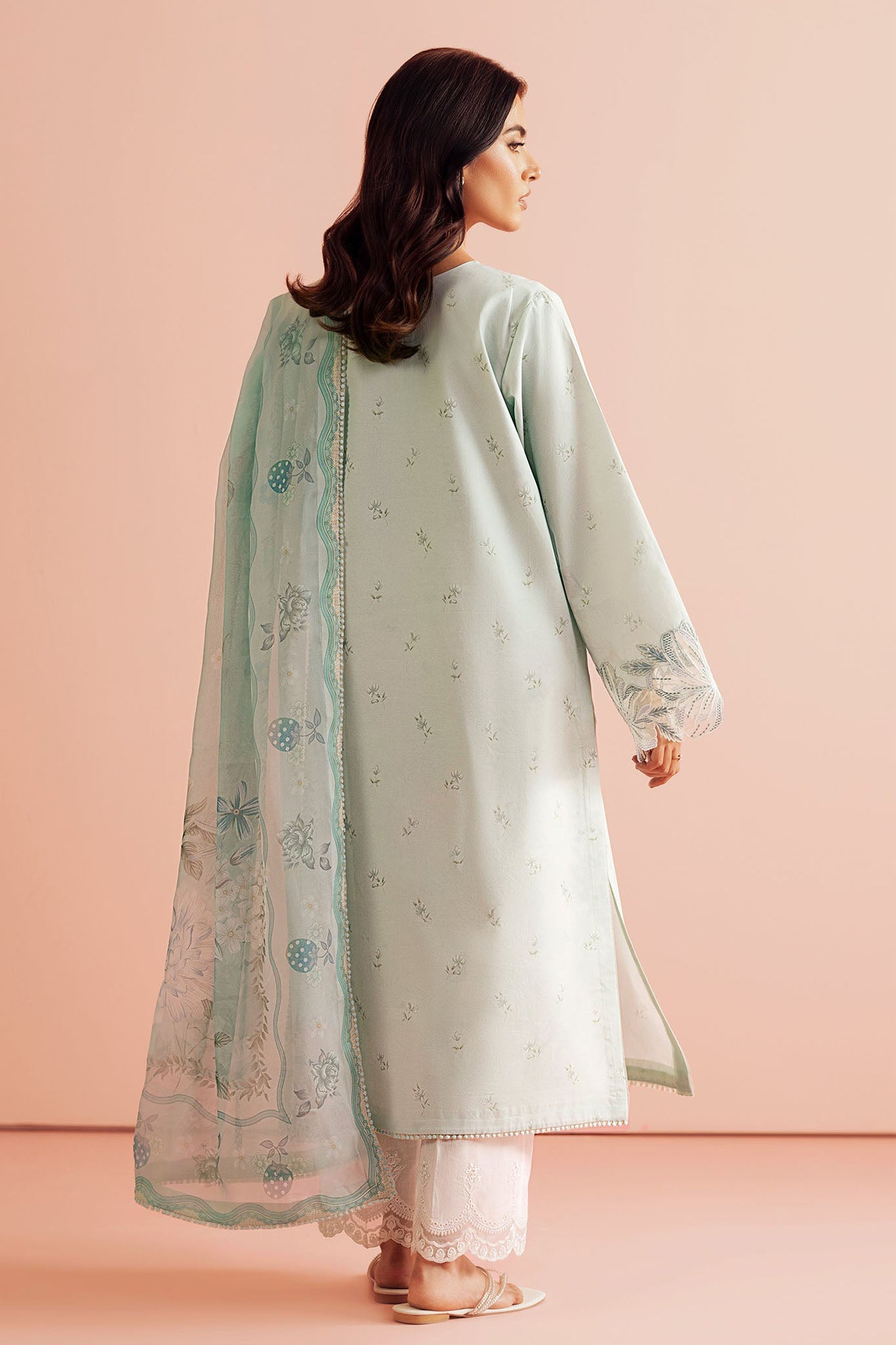 Daffodils By Seran Unstitched 2 Piece Lawn Collection'2025-03-Cassie