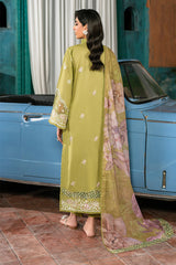 Lamhay By Zarif Unstitched 3 Piece Luxury Eid Lawn Collection-03-Hirram