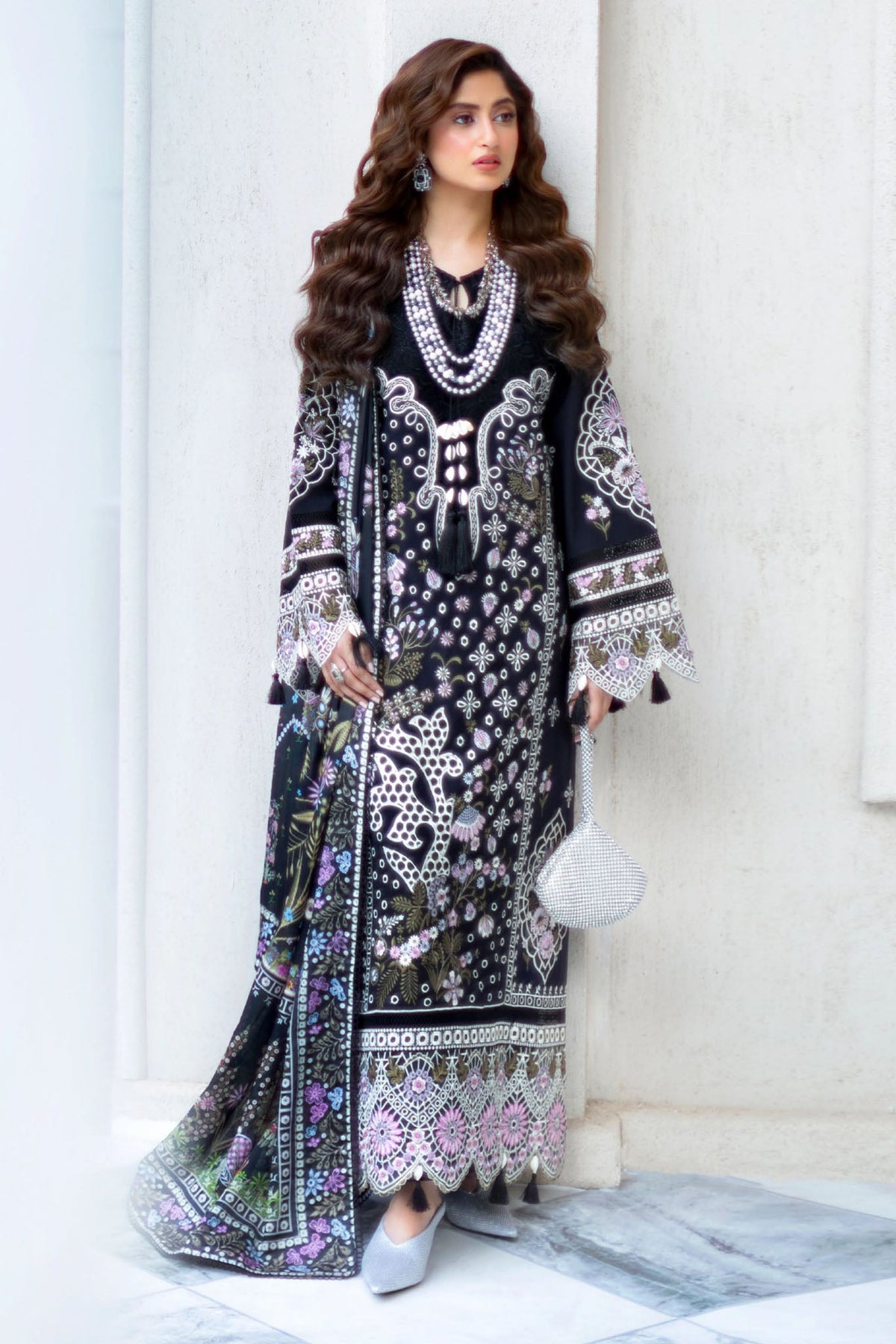 Sophie By Mahnur Unstitched 3 Piece Luxury Lawn Collection'2025-03-Lila