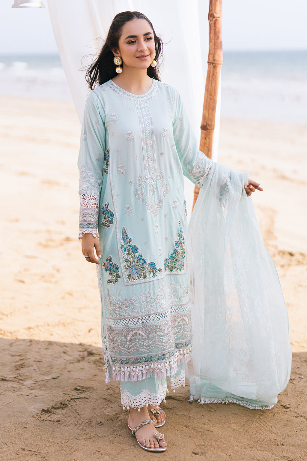 Zarposh Unstitched 3 Piece Summer Collection-Divine