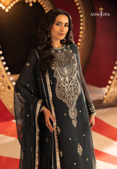 Asim Jofa Luxury Festive Drop 3 Ajllf-08 Embroidered Chiffon 3 Pcs