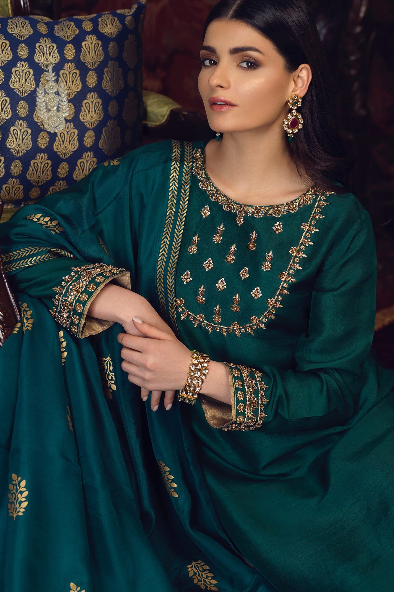 Arzish By Zaaviay Stitched Amaani A (Three Piece)