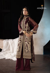 Asim Jofa Luxury Festive Drop 3 Ajllf-19 Embroidered Chiffon 3 Pcs