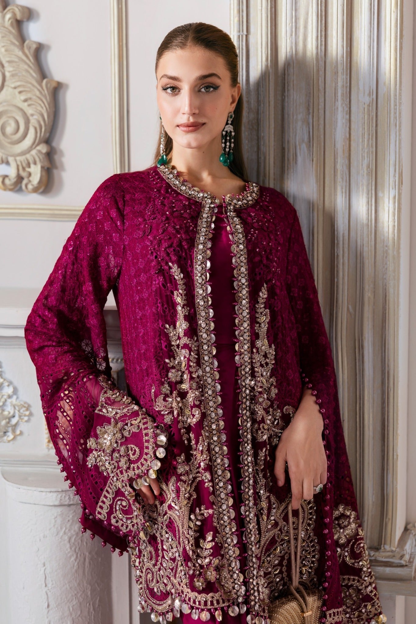 Mbroidered By Maria B Unstitched 3 Piece Wedding Collection'2025-BD-3003