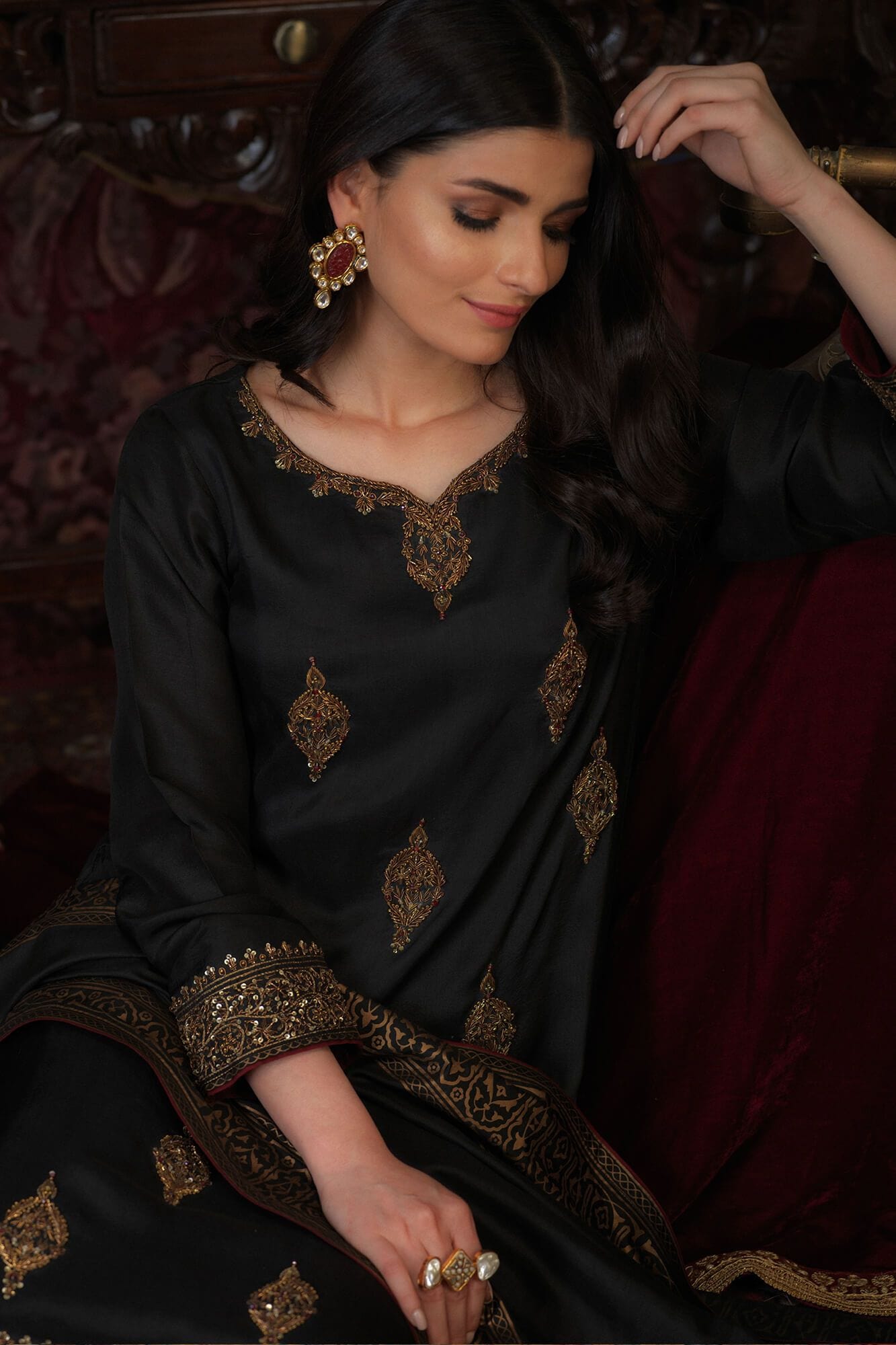 Arzish By Zaaviay Stitched Zoya (Three Piece)