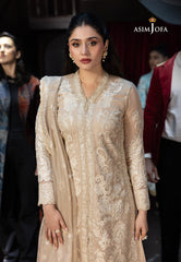 Asim Jofa Luxury Festive Drop 3 Ajllf-20 Embroidered Javeria Net 3 Pcs