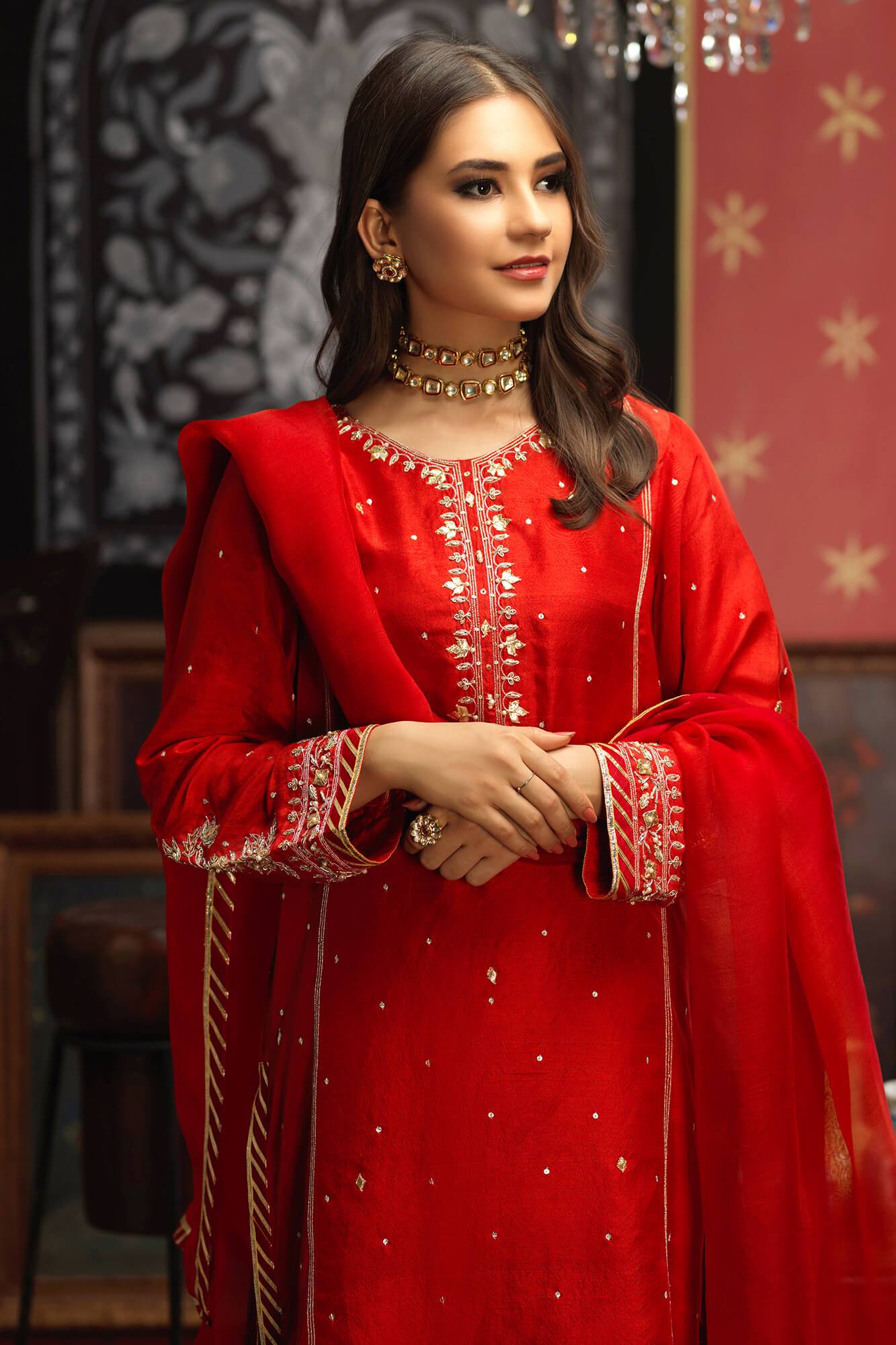Arzish By Zaaviay Stitched Rahma (Three Piece)
