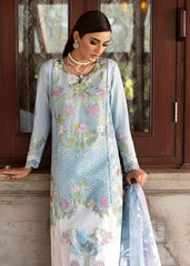 Bloom By Saira Shakira Unstitched 3 Piece Luxury Lawn Collection'2025-04-B-Lotus Reverie