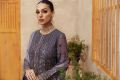 Flossie Unstitched 3 Piece Formals Executive Vol-04 Collection'2025-Jacaranda
