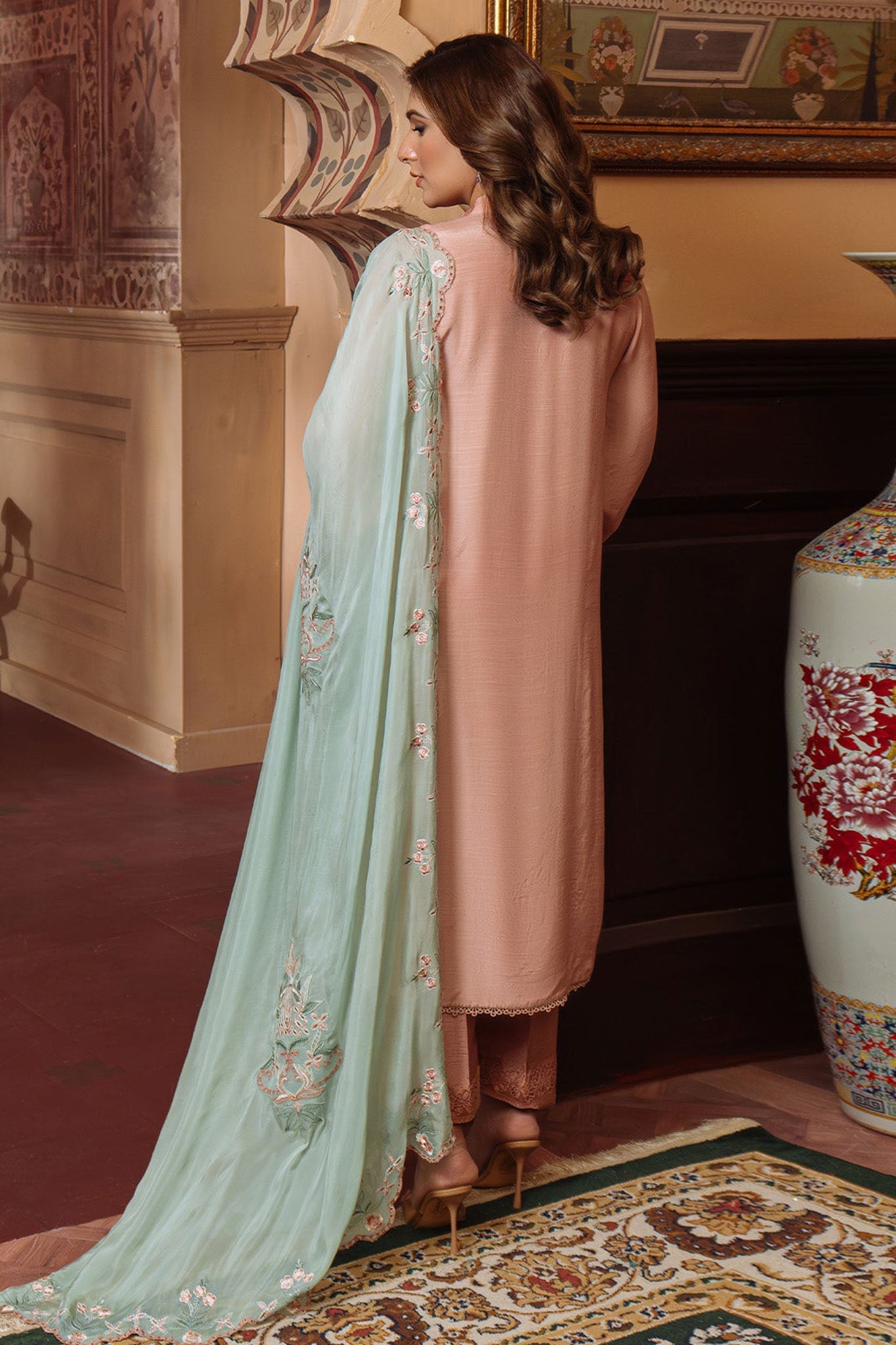 Festive Edit By Sahar Unstitched 3 Piece Emb Luxury Formals Collection'2025-04-Majestic Muse
