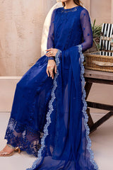Ensembles By Azure Unstitched 3 Piece Festive Formals Eid Edit Collection'2024-04-Sapphire Symphony