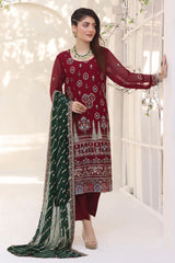 Libaas e Khas by Soghat Unstitched 3 Piece Luxury Chiffon Collection'2022-LK-04