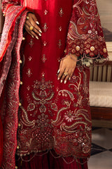 Emaan Adeel Stitched 3 Piece Luxury Prets Collection'2023-LP-02 Gulfishan