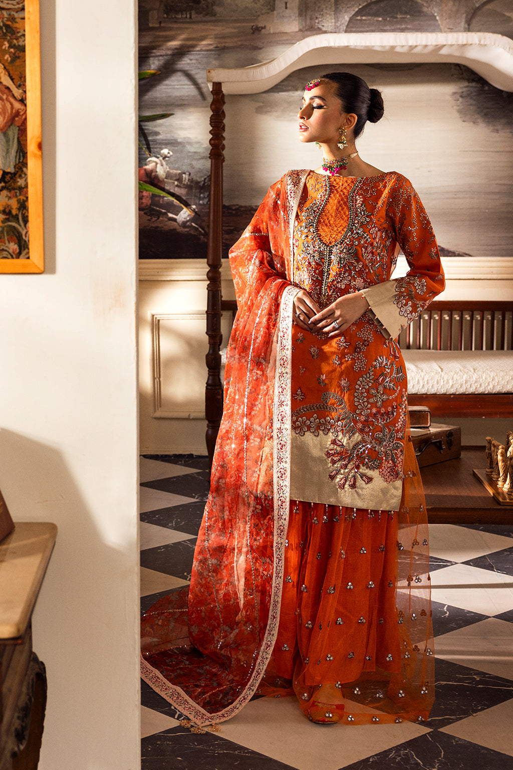 Emaan Adeel Stitched 3 Piece Luxury Prets Collection'2023-LP-07 Mastani