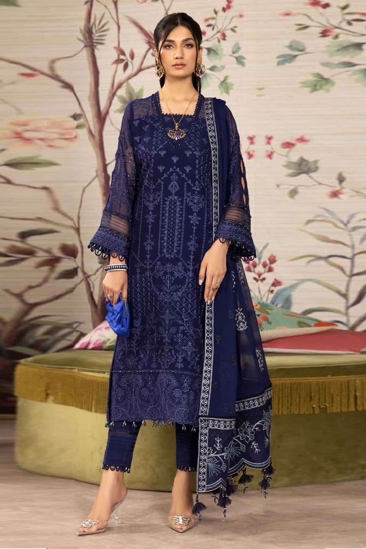 Dhaagay by Alizeh Unstitched 3 Piece Chiffon Vol-02 Collection'2023-04-Sibel