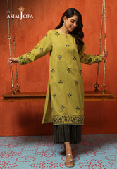 Asim Jofa Tara Sitara Ajtm-07 - 2 Pcs Embroidered Self Jacquard 2 Pcs