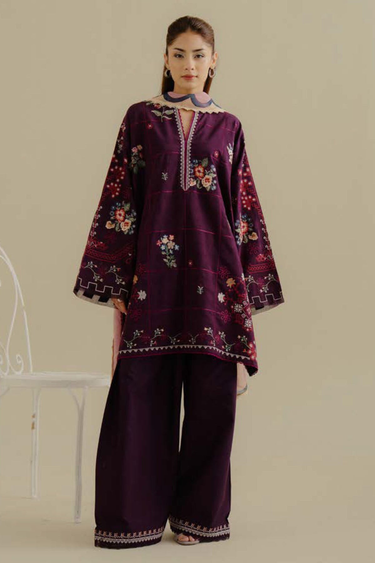 COCO By Zara Shah Jahan Unstitched 3 Piece Lawn Drop 2 Collection'2025-05-B-Sufa