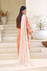 Dressline Meher  Stitched 3 Piece Emb Self Lawn Jacquard Collection